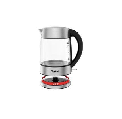 elektrik çaydan tefal 1.7 lt İşıqlı şüşə qara yeni_image
